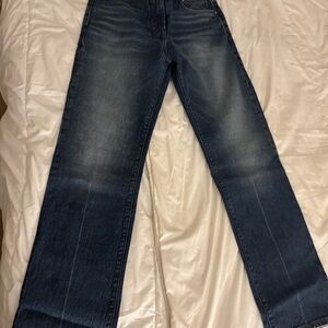 Madewell Women's Dark Blue Straight Jeans